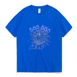 Sp5der 555555 Angel Blue T-Shirt